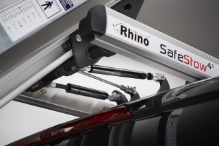 RHINO SafeStow4 billenthető létratartó, létraszállító